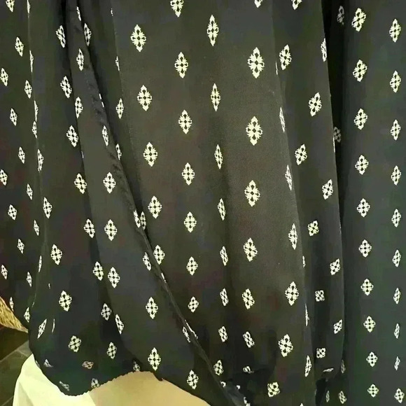 Deep Blue V-Neck Surplice Style Blouse Size XXL NWOT - Picture 12 of 13